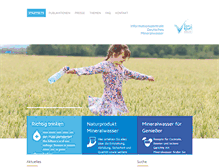 Tablet Screenshot of mineralwasser.com